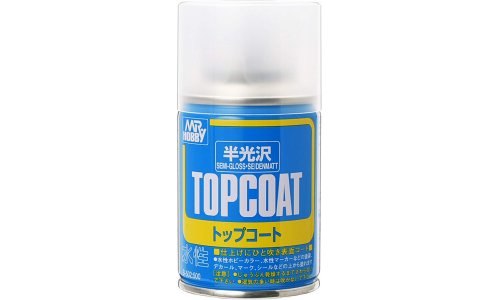 Mr Topcoat Semi Gloss Clear