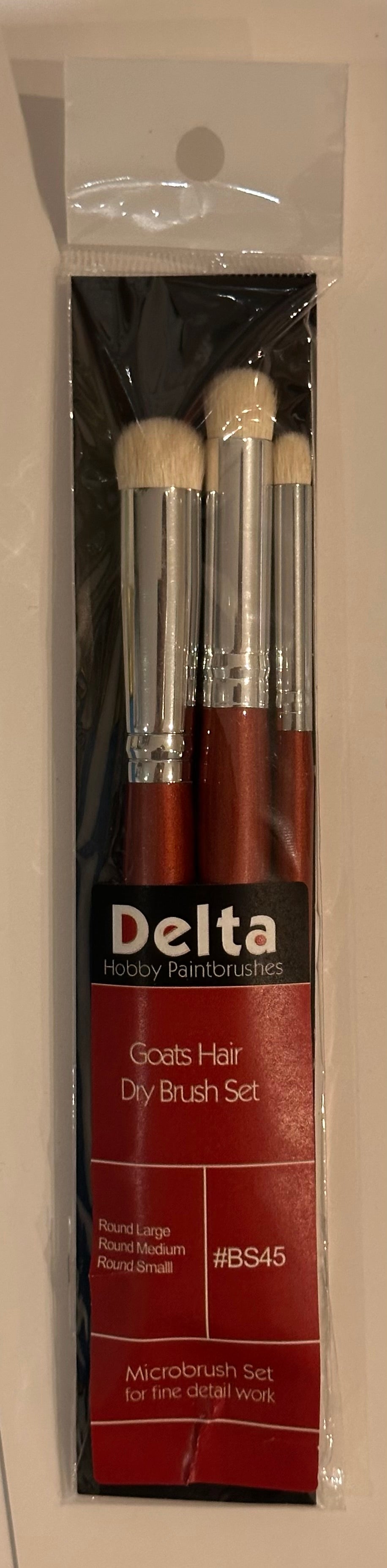 Delta Goats Hair Dry Brush Set