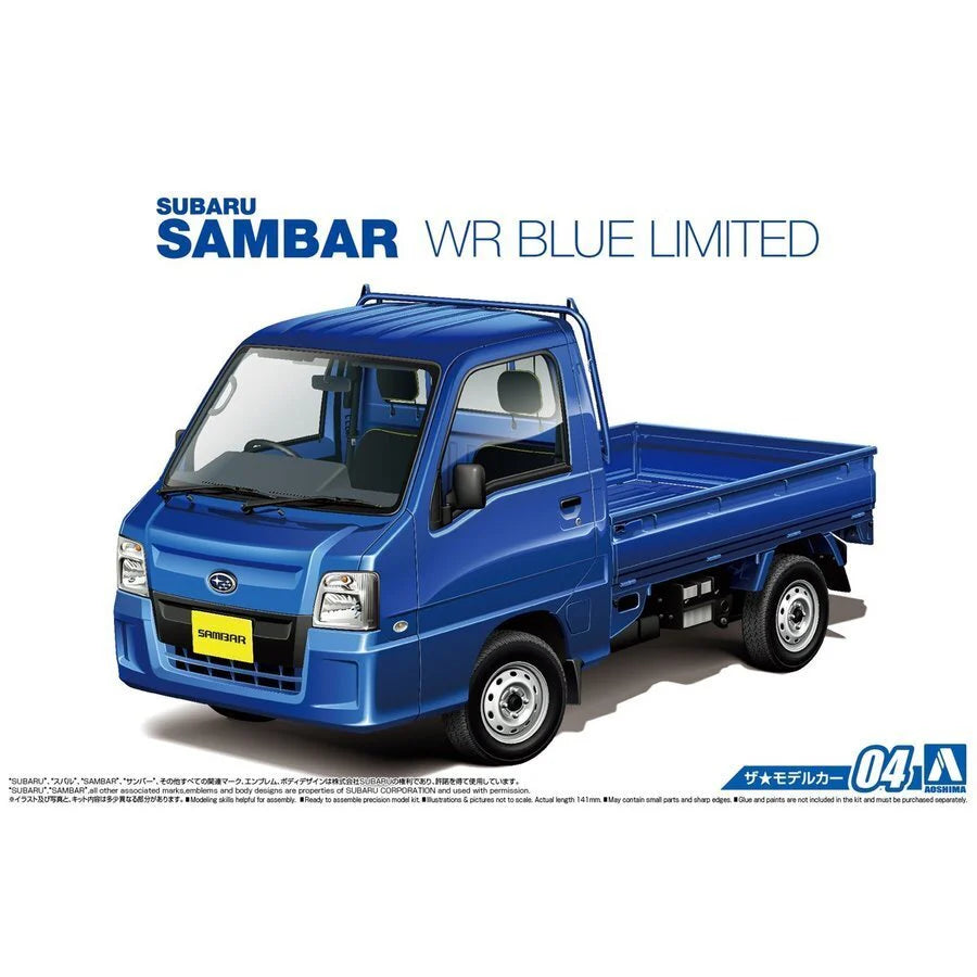 Aoshima 1/24 Subaru TT2 SAMBAR WR Blue Limited 11