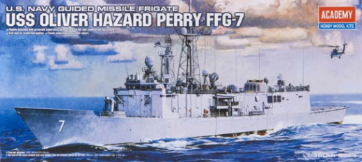 Academy 1/350 USS Oliver Hazard Perry FFG-7 Plastic Model Kit *Aus Service*