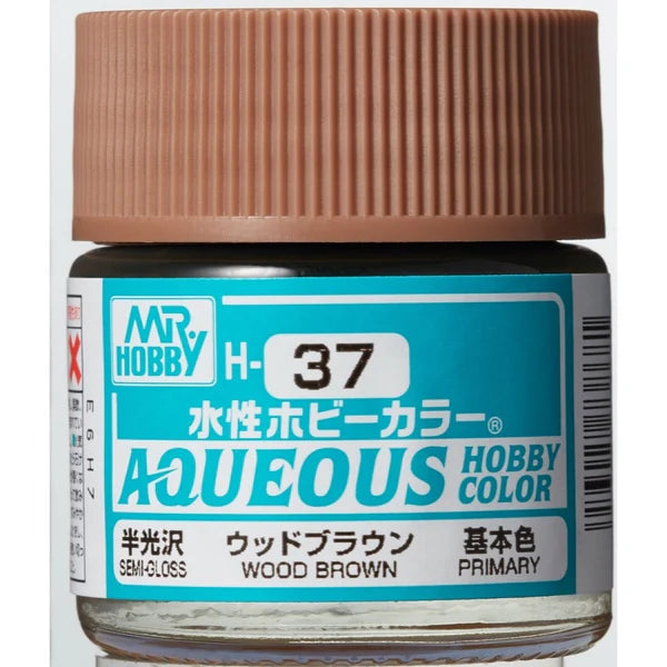 Mr Hobby Aqueous Semi Gloss Wood Brown
