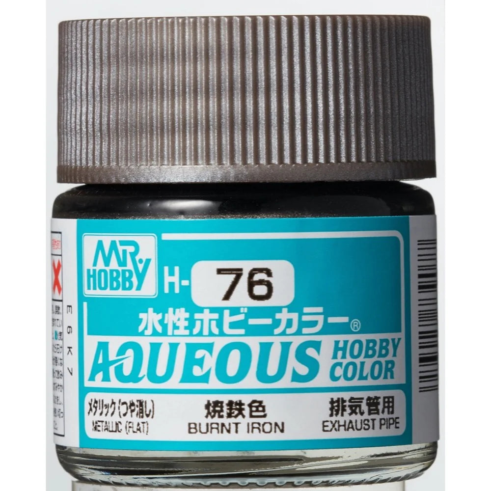 Mr Hobby Aqueous Metallic Flat Burnt Iron