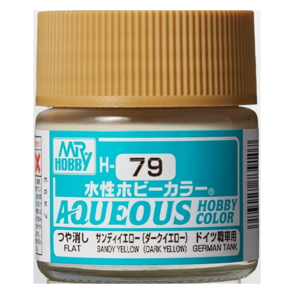 Mr Hobby Aqueous 79 Semi Gloss Sandy Dark Yellow