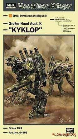 Hasegawa 1/20 Humanoid Unmanned Interceptor KyKlop