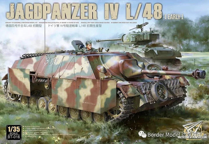 Border Model 1/35 Jagdpanzer IV L/48 (Early) Plastic Model Kit