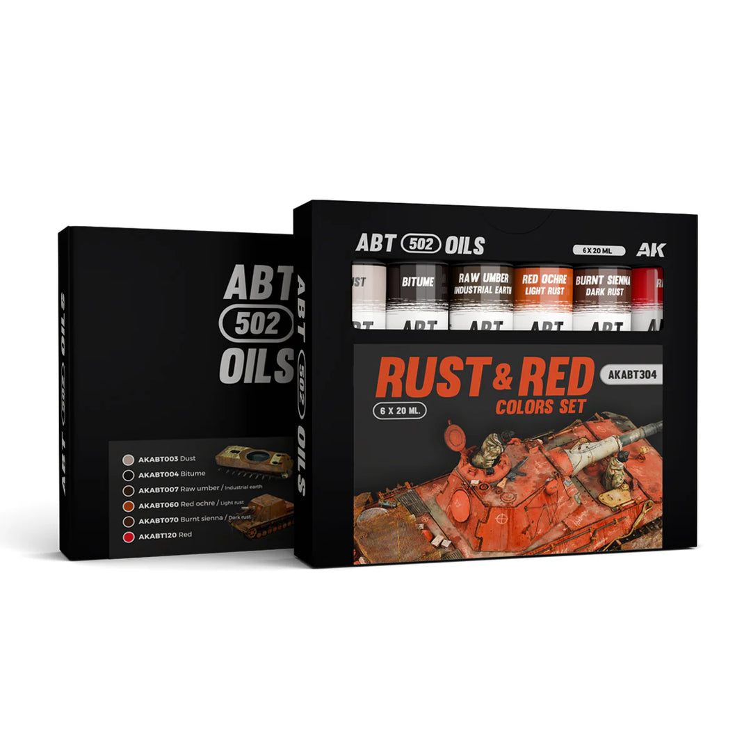 Abteilung 502 Oil Sets - Rust and Red Colors Set