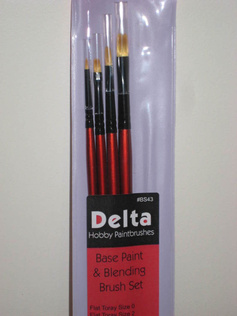 Delta Base Paint & Blending Brush Set
