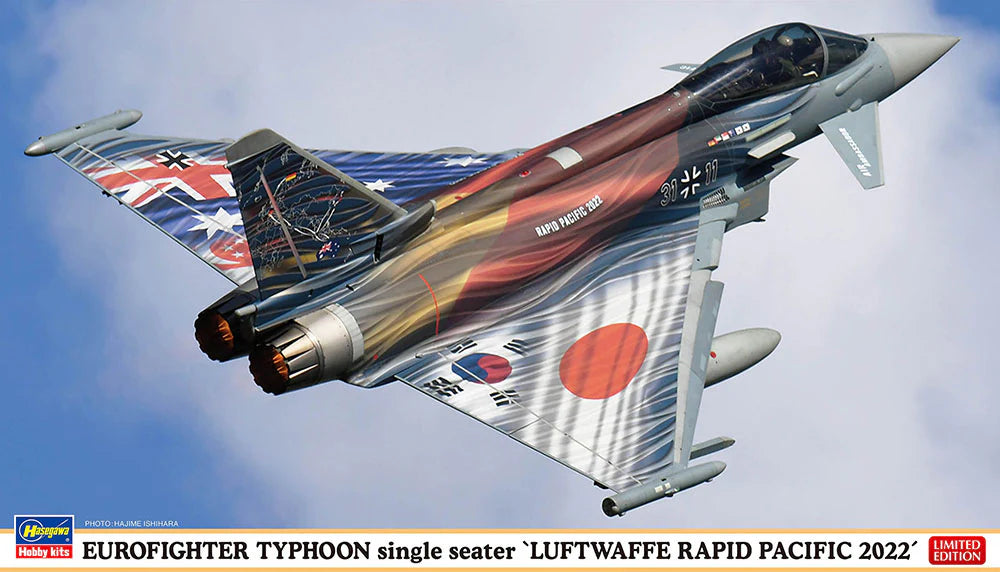 Hasegawa 1/72 Eurofighter Typhoon Luftwaffe Rapid Pacific 2022