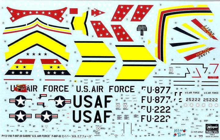 Hasegawa 1/48 F-86F-30 Sabre "U.S. Air Force"