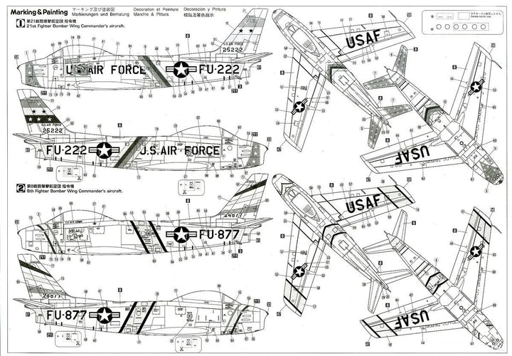 Hasegawa 1/48 F-86F-30 Sabre "U.S. Air Force"