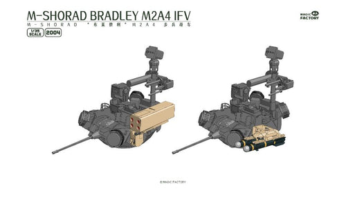 Magic Factory 1/35 M-Shorad M2A4 Bradley Plastic Model Kit