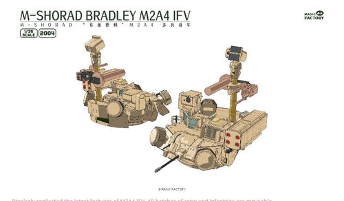 Magic Factory 1/35 M-Shorad M2A4 Bradley Plastic Model Kit