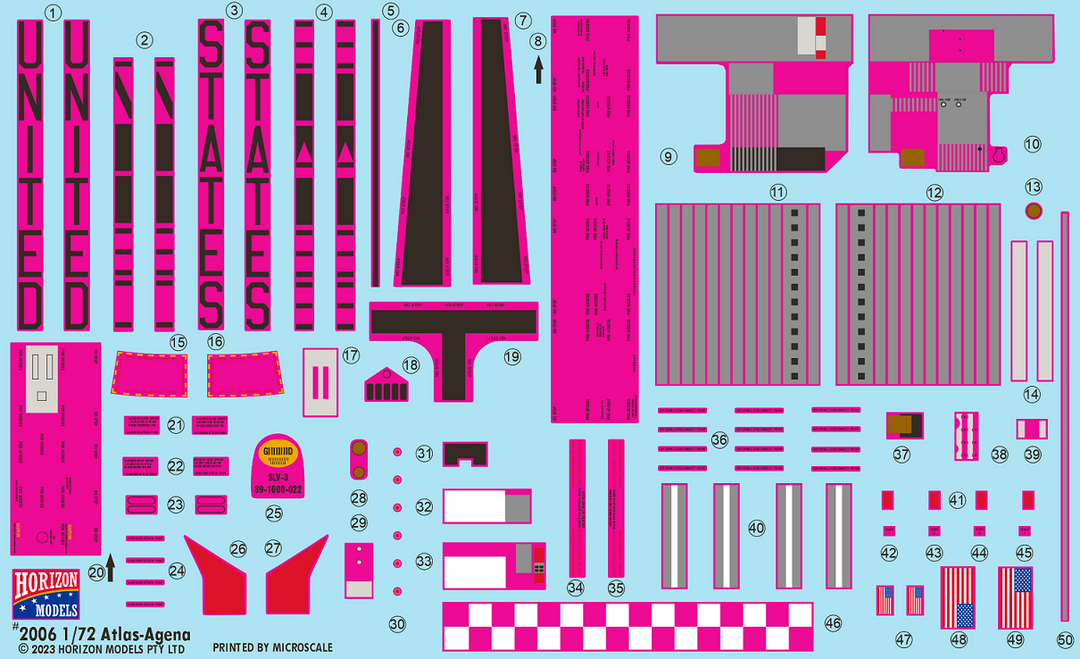 Horizon Models 1/72 Atlas-Agena