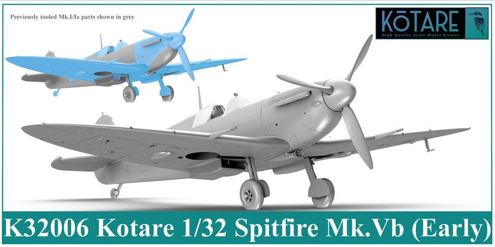 [PRE-ORDER DEPOSIT] K32006 Kotare 1/32 Spitfire Mk.Vb (Early)