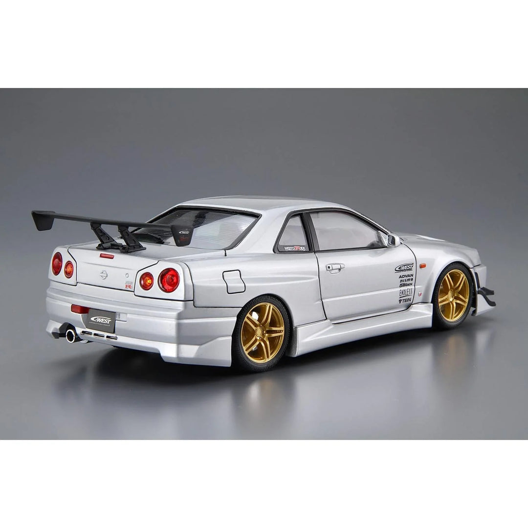 Aoshima 1/24 C-WEST BNR34 Skyline GT-R '02 (Nissan)