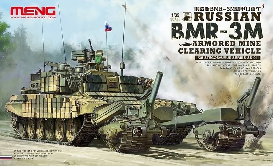 Meng 1/35 Russian BMR-3M Armored Mine Clearing Vehicle