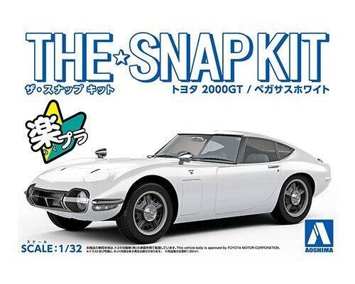 Aoshima 1/32 SNAP Toyota 2000GT (Pegasus White)