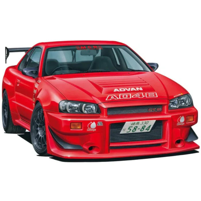 Aoshima 1/24 MCR BNR34 Skyline GTR 02 Nissan