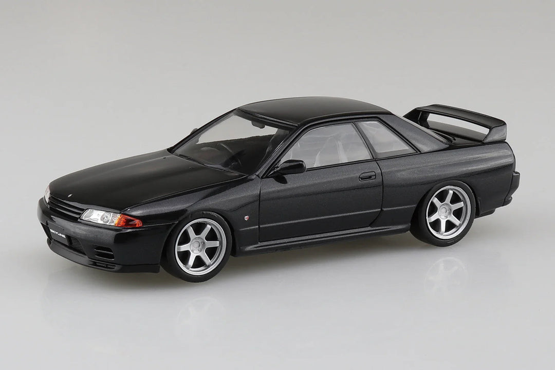 Aoshima 1/32 SNAP Nissan R32 Skyline GT-R CUSTOM WHEEL (Black Pearl Metallic)