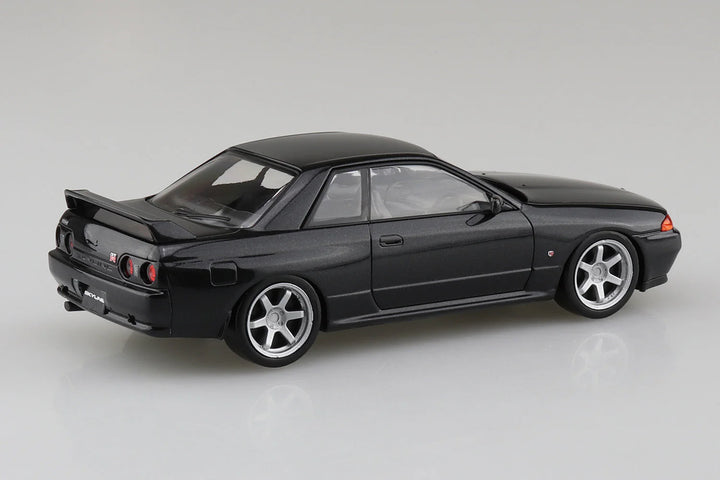 Aoshima 1/32 SNAP Nissan R32 Skyline GT-R CUSTOM WHEEL (Black Pearl Metallic)