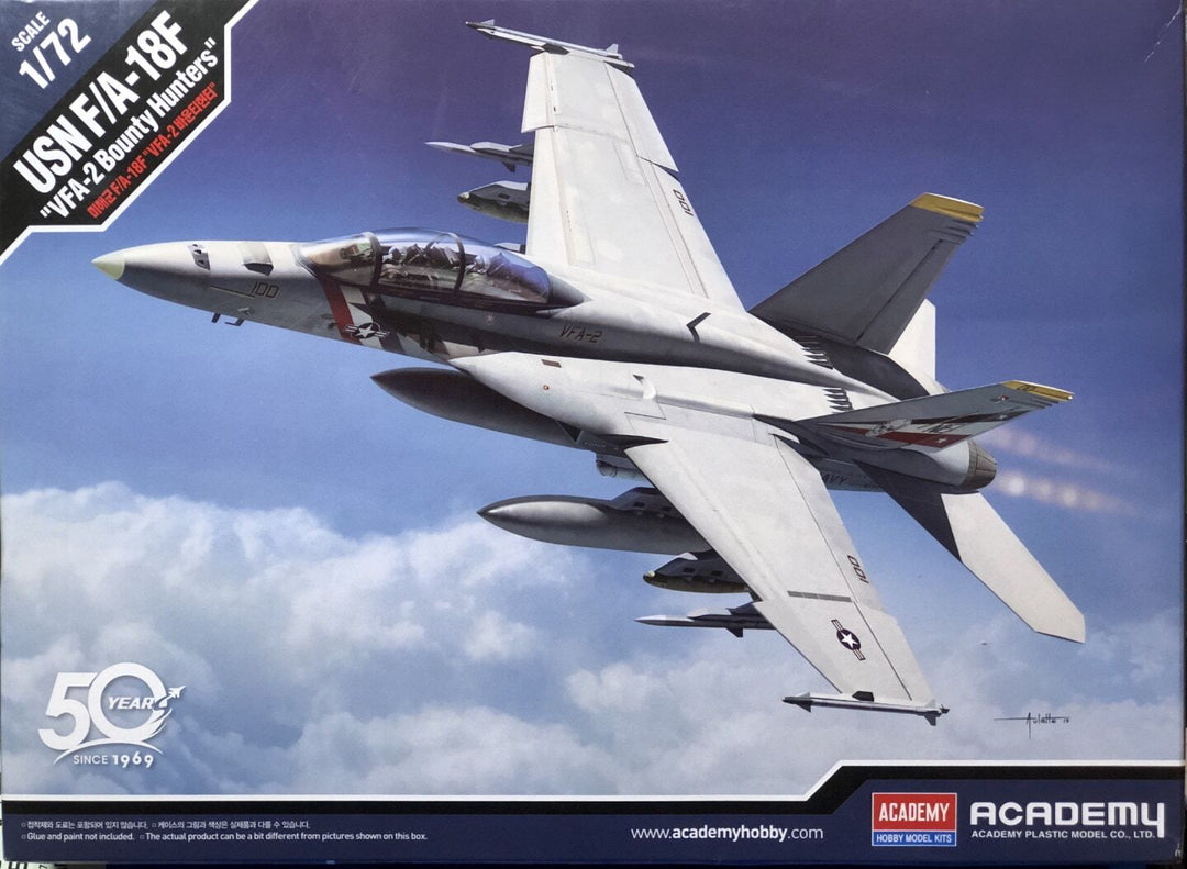 Academy 1/72 USN F/A-18F "VFA-2 Bounty Hunters" *Aus Decals*