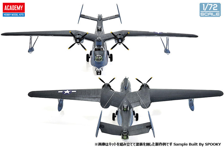 Academy 1/72 USN PBM-5A Mariner Flying Boat Plastic Model Kit *Aus Decals*