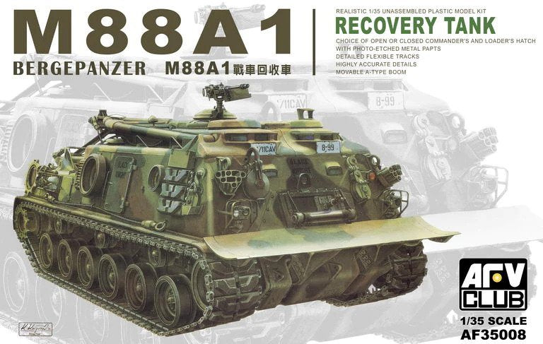 AFV Club 1/35 M88A1 Recovery Vehicle Plastic Model Kit