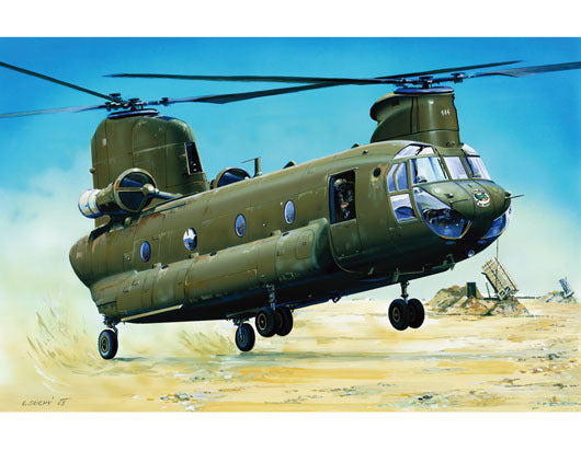 Trumpeter 1/72 CH-47D CHINOOK *AUS DECAL* Plastic Model Kit