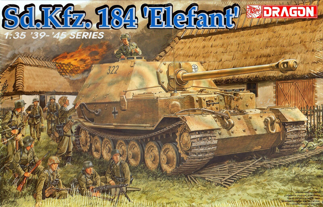 Dragon 1/35 Sd.Kfz.184 Elefant Plastic Model Kit