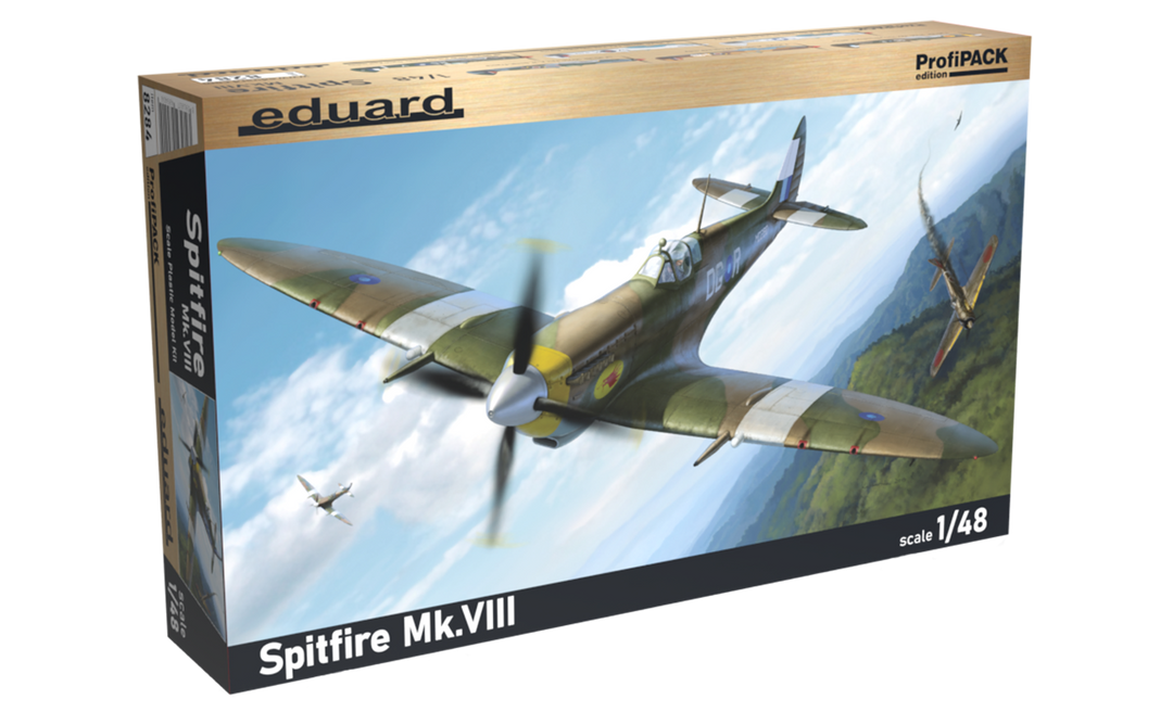 Eduard 1/48 Spitfire Mk.VIII Profipack Plastic Model Kit *Aus Decals*