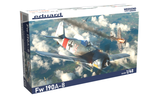 Eduard 1/48 Fw 190A-8 Weekend edition Plastic Model Kit