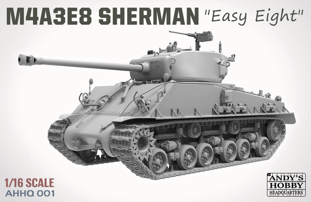 Andy's Hobby HQ 1/16 M4A3E8 Sherman "Easy Eight" w/ figure