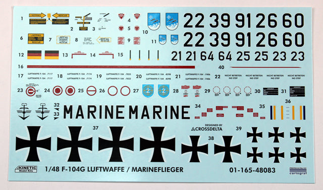 Kinetic 1/48 F-104G Luftwaffe Starfighter