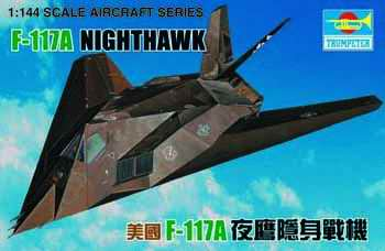 Trumpeter 1/144 U.S.F-117 Nighthawk Plastic Model Kit