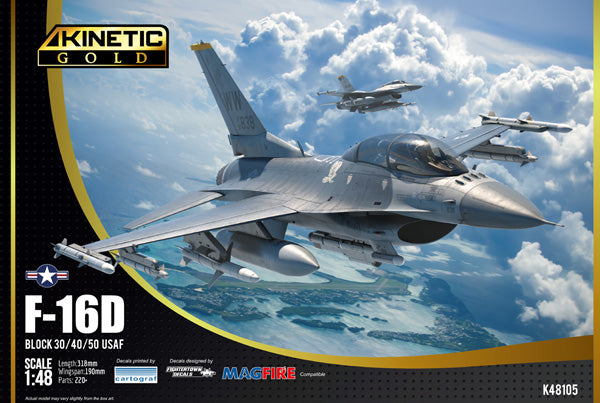 Kinetic 1/48 F-16D Block 30/40/50 USAF