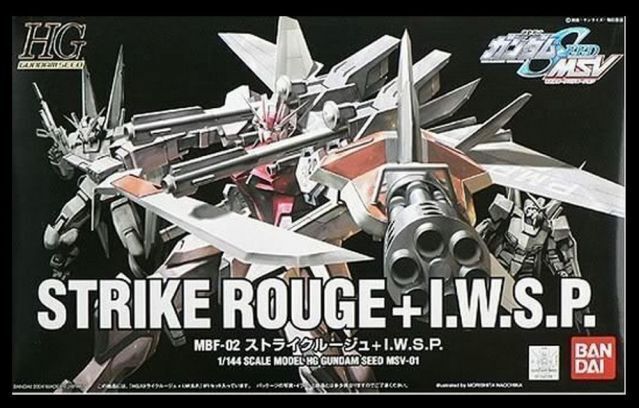 Bandai HG 1/144 Gundam Strike Rouge + IWSP