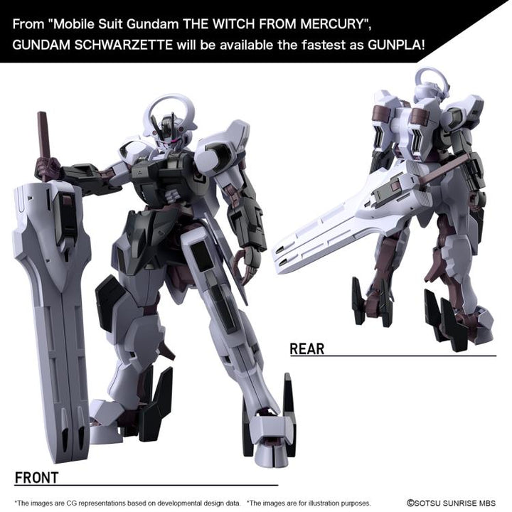Bandai HG 1/144 Gundam Schwarzette