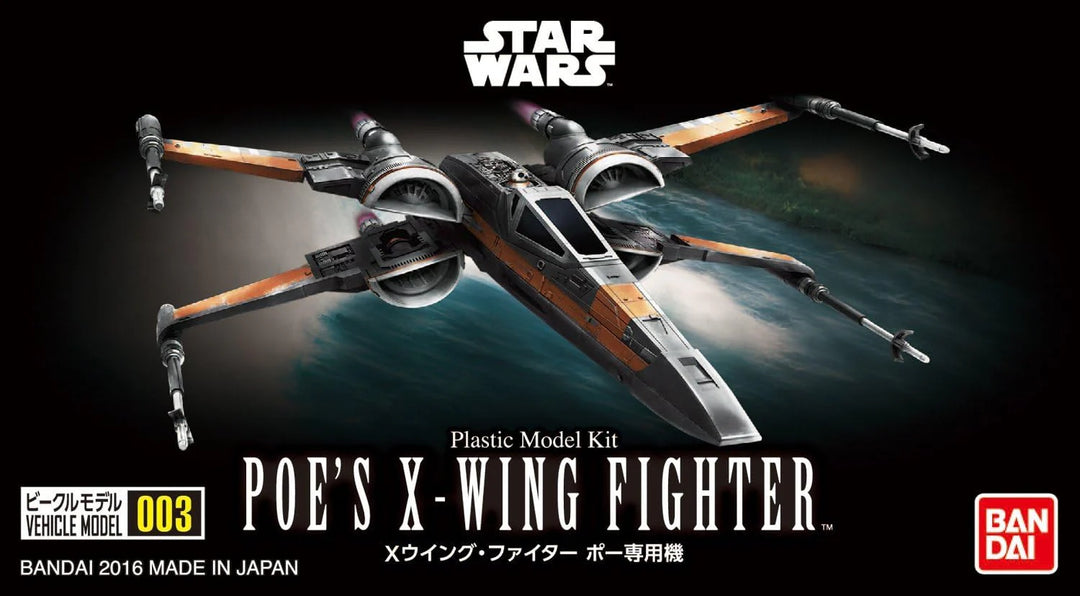 Bandai Star Wars Vehicle Model 003 Poe's X-Wing Fighter