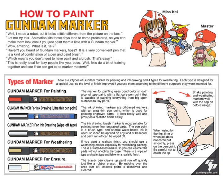 Gundam Marker - Real Touch Marker Set 1