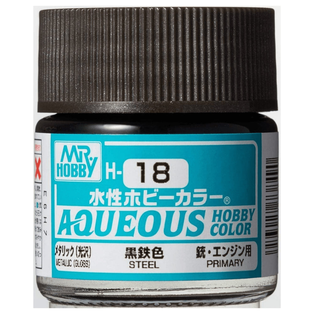 Mr Hobby Aqueous 18 Metallic Gloss Steel