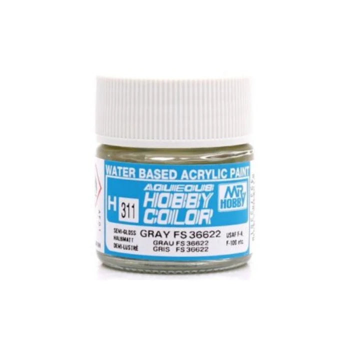 Mr Hobby Aqueous 311 Semi Gloss Grey FS 36622 – Sideline Hobbies