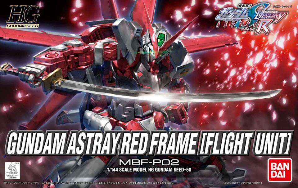 Bandai HG 1/144 Gundam Astray Red Frame Flight Unit