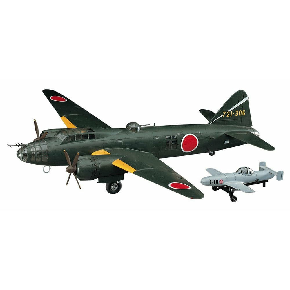 Hasegawa 1/72 G4M2E Type 1 Betty Model 24 Tei w/ MXY7 Ohka Model 11