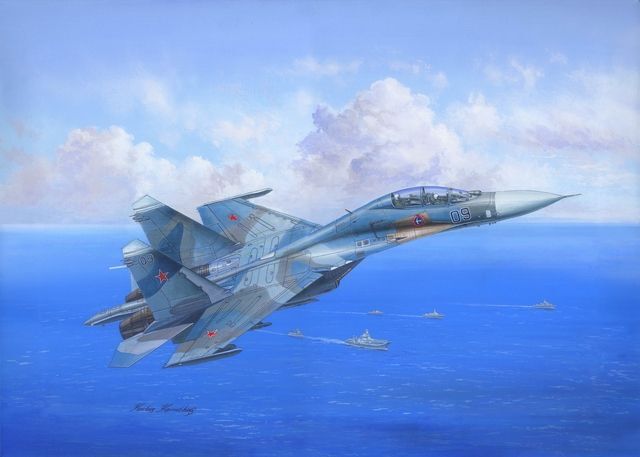 HobbyBoss 1/48 Su-27UB Flanker