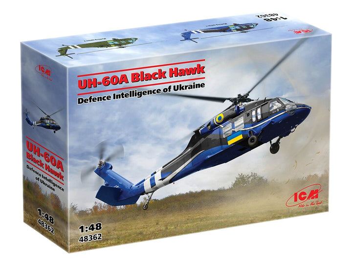 ICM 1/48 UH-60A Black Hawk Defence intelligence of Ukraine Plastic Model Kit