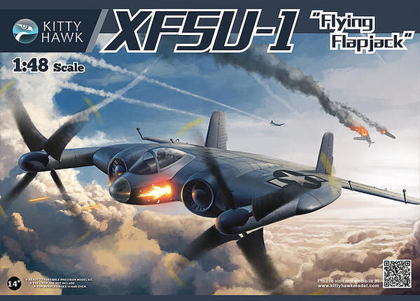 Kitty Hawk 1/48 XF5U-1 "Flying Pancakes" Plastic Model Kit