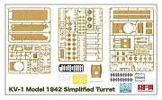 Ryefield 1/35 KV-1 Model 1942 Simplified Turret