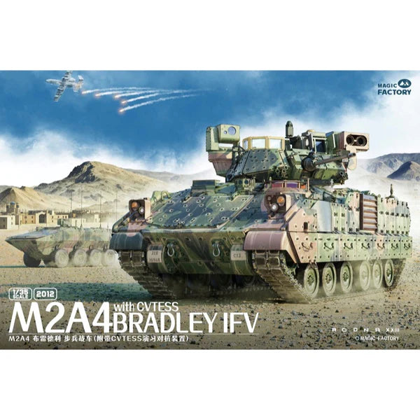 Magic Factory 1/35 M2A4 Bradley IFV w CVTESS Plastic Model Kit