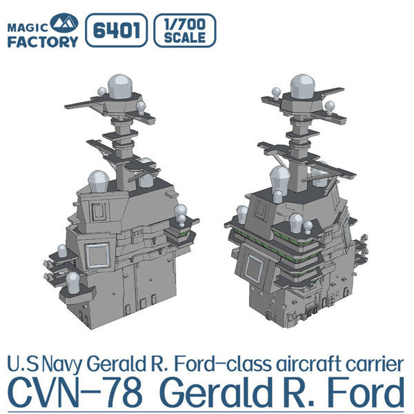 Magic Factory 1/700 USS Gerald R. Ford CVN-78 Plastic Model Kit