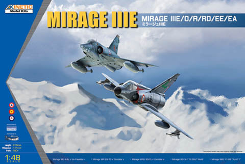 Kinetic 1/48 Mirage IIIE/O/R/RD/EE/EA